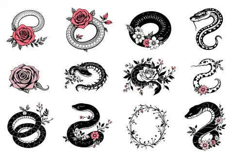 Cobras Florais — Modelo 2