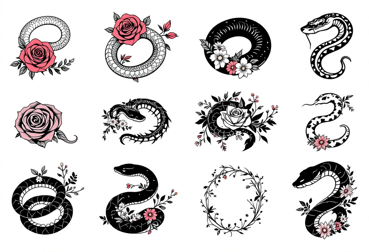 Cobras Florais — Modelo 2