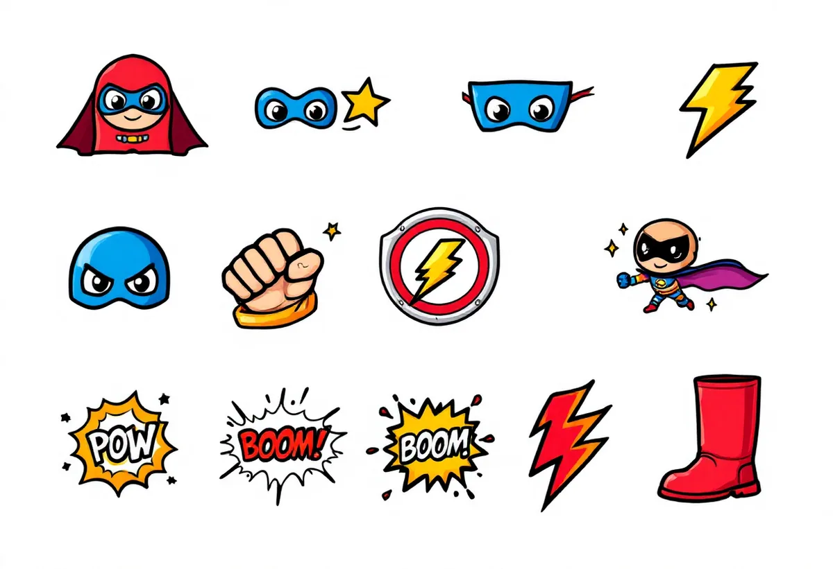 Super-heróis — Modelo 2