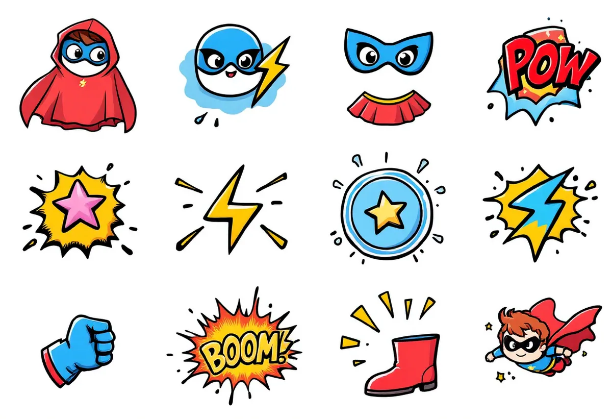 Super-heróis — Modelo 3