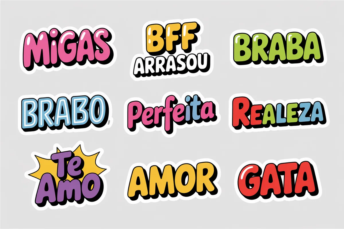 Lettering Pras Migas — Modelo 1
