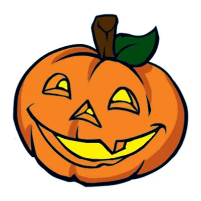 Abóbora de Halloween sorridente