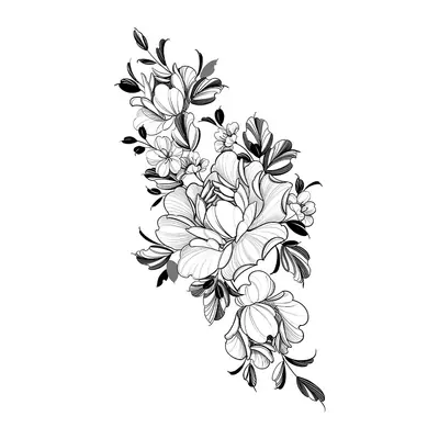 Buquê de flores realista