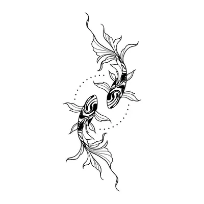 Carpas yin yang