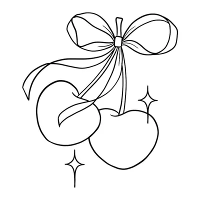 Cerejas com laço
