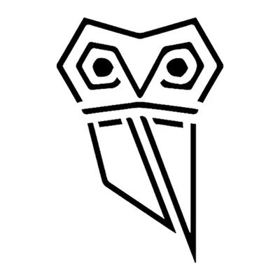 Coruja geométrica pequena