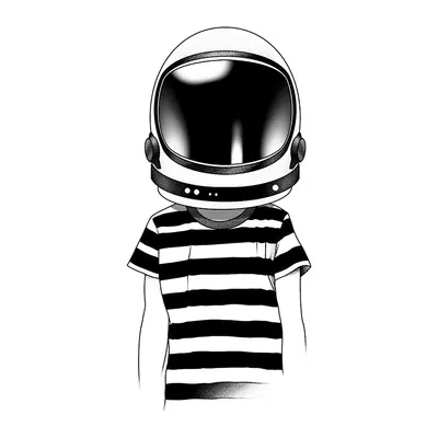 Criança astronauta