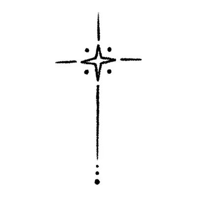 Cruz de estrela fina