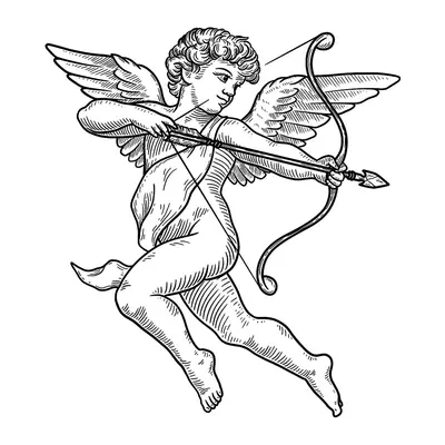 Cupido com arco