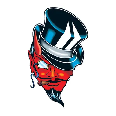Diabinho vermelho de cartola