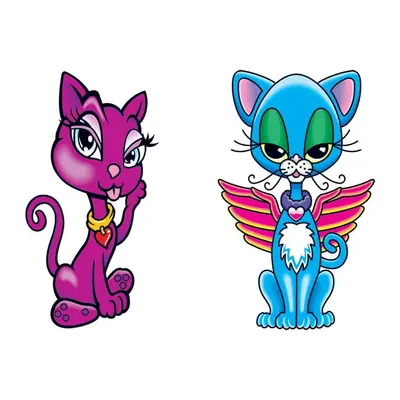 Dois gatos fofos