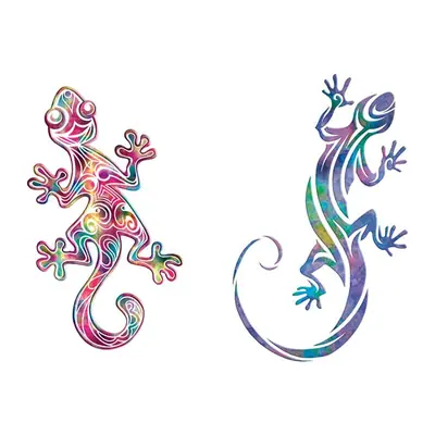 Duas lagartixas coloridas — Modelo 1