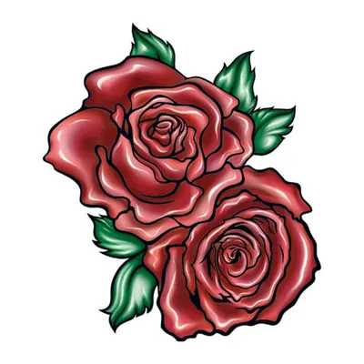 Duas rosas vermelhas