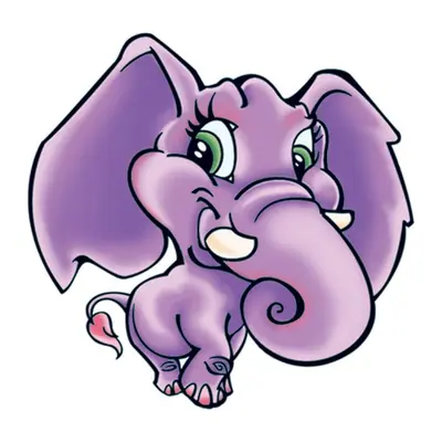 Elefante roxo