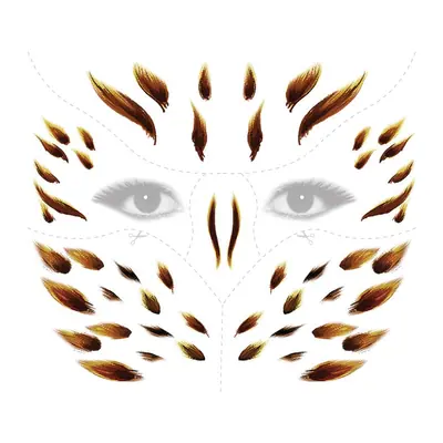 Máscara facial de leopardo