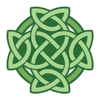 Nó celta verde