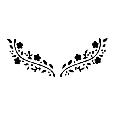 Ornamento floral simétrico