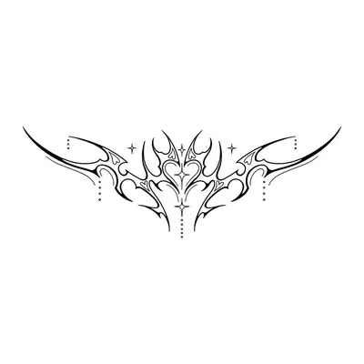 Ornamento tribal lombar