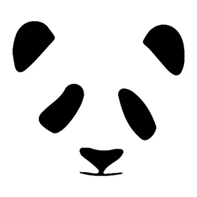 Panda minimalista
