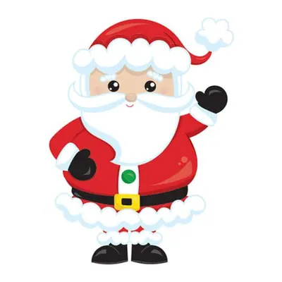 Papai Noel acenando