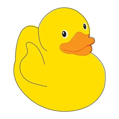 Patinho de borracha amarelo
