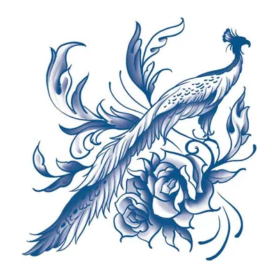 Pavão azul clássico