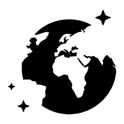 Planeta Terra com estrelas