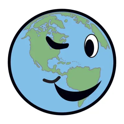 Planeta Terra piscando