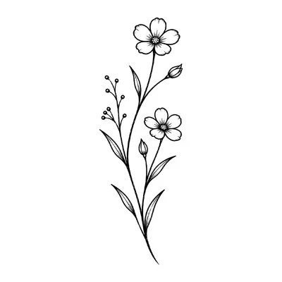 Ramo de flores delicado — Modelo 1