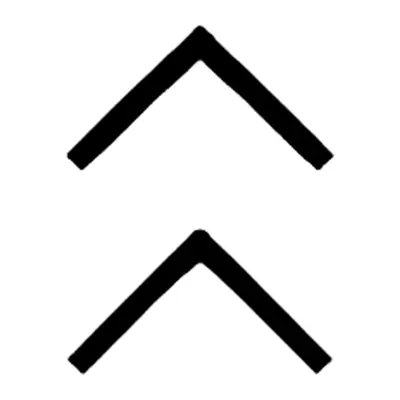 Setas para cima