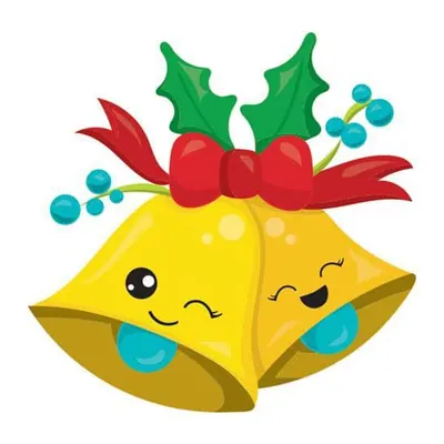 Sinos de Natal fofos
