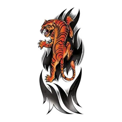 Tigre em chamas