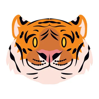 Tigre fofo — rosto