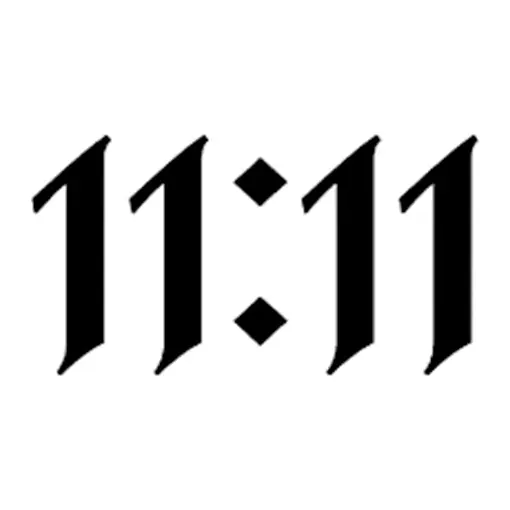 Tatuagem temporária Números — 11:11 — Modelo 2. Inclui número