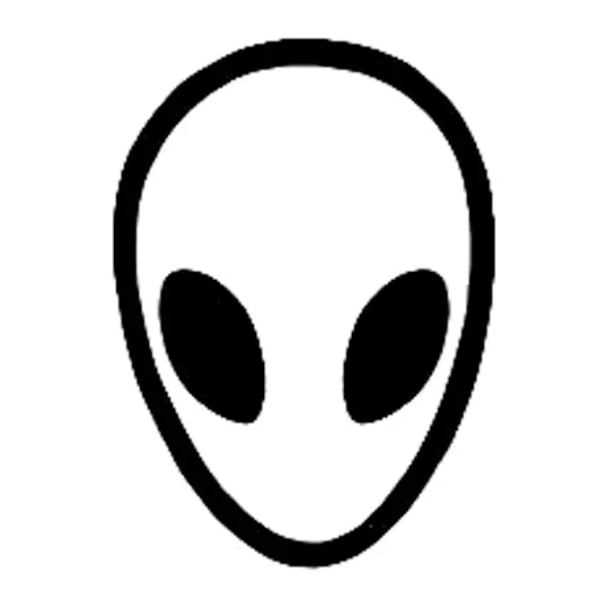 Tatuagem temporária Planetas e Espaço — Alienígena. Inclui alienígena