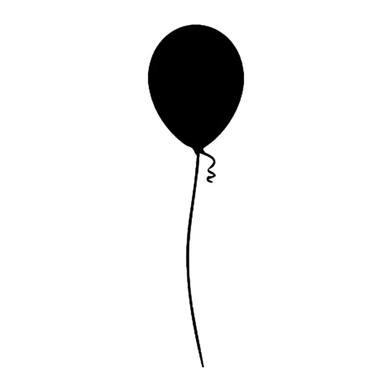 Tatuagem temporária Objetos — Balão. Inclui balão