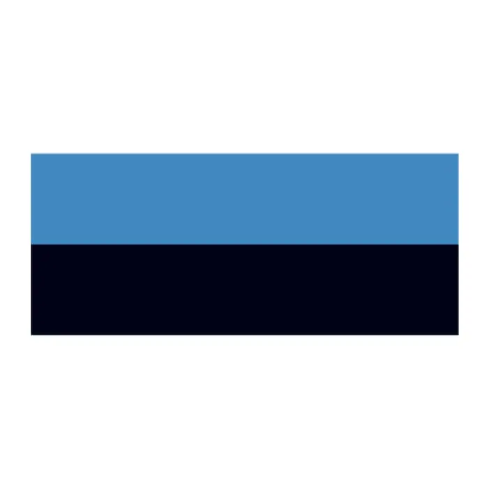 Tatuagem temporária Bandeiras — Bandeira da Estônia. Inclui bandeira