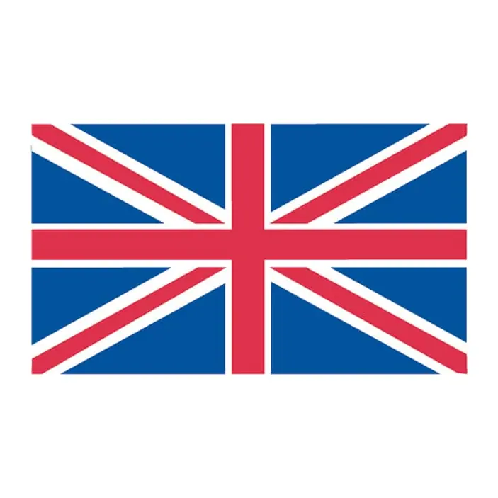 Tatuagem temporária Bandeiras — Bandeira do Reino Unido. Inclui bandeira