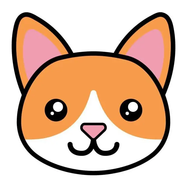 Tatuagem temporária Gatos — Gato laranja fofo. Inclui gato