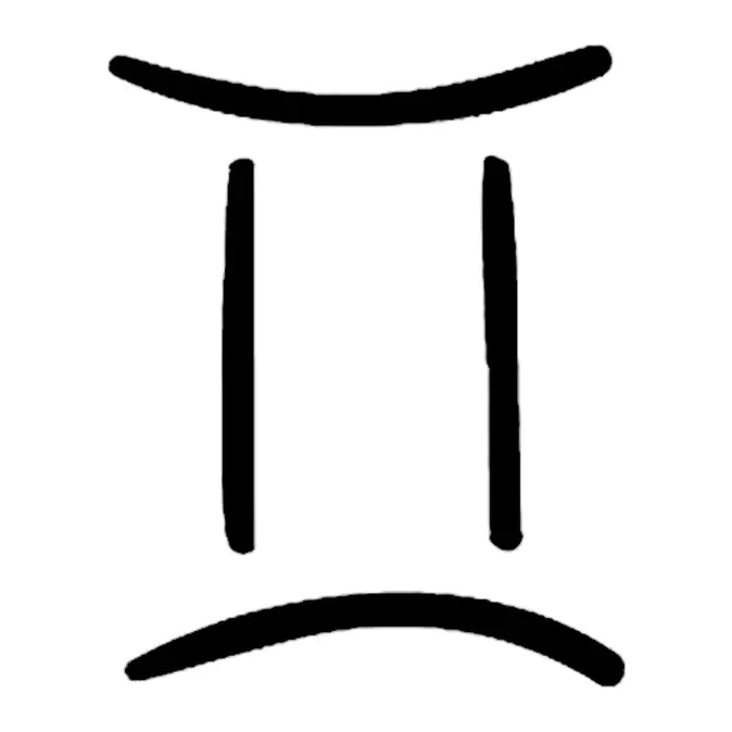 Tatuagem temporária Signos e Astrologia — Gêmeos. Inclui gêmeos