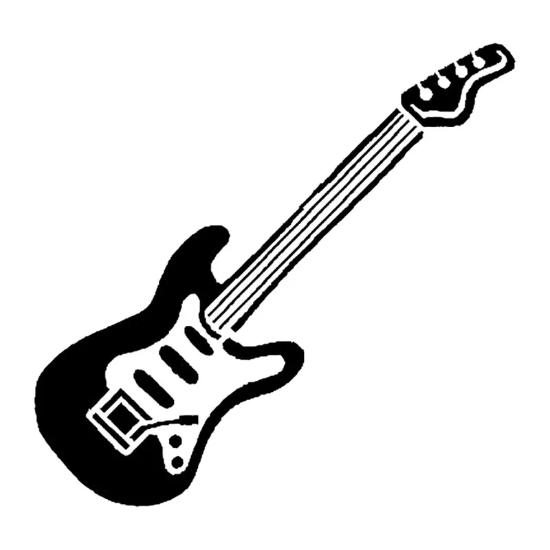 Tatuagem temporária Música — Guitarra elétrica. Inclui guitarra