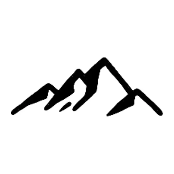 Tatuagem temporária Montanhas e Paisagens — Montanhas simples. Inclui montanhas