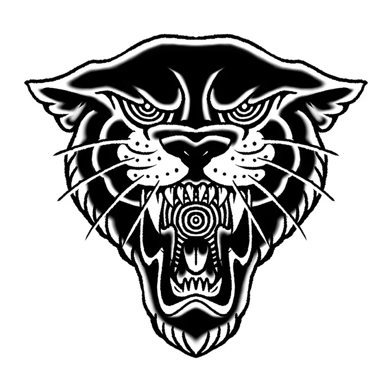 Tatuagem temporária Animais Selvagens — Pantera com olhos hipnóticos. Inclui pantera