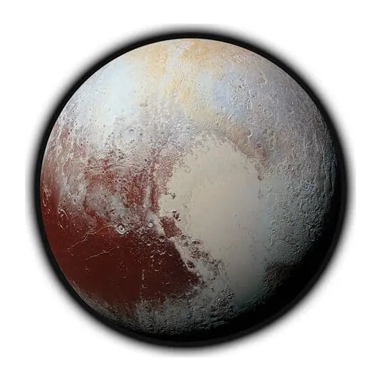 Tatuagem temporária Planetas e Espaço — Planeta Plutão. Inclui plutão